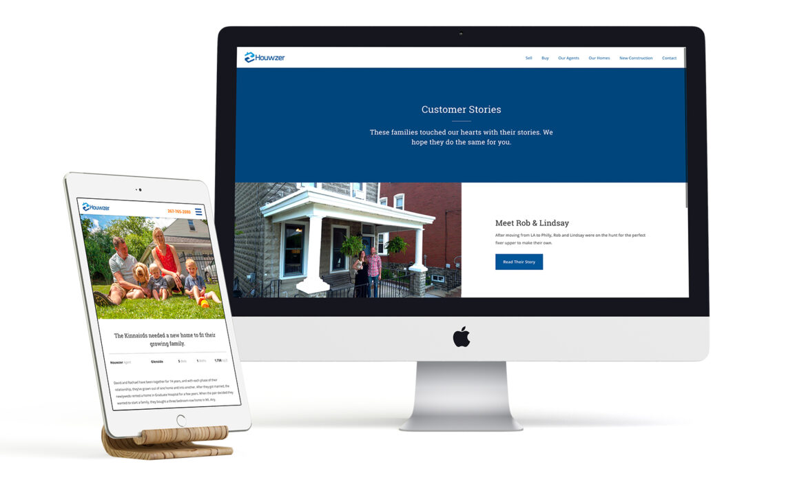 Marketing and web design for Houwzer